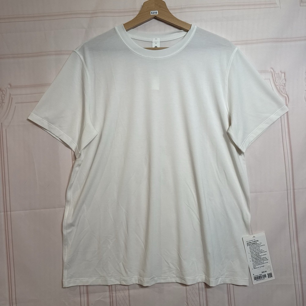 NWT Lululemon Jersey Training Short Sleeve T Shirt in Primer Women's Size 8 $58